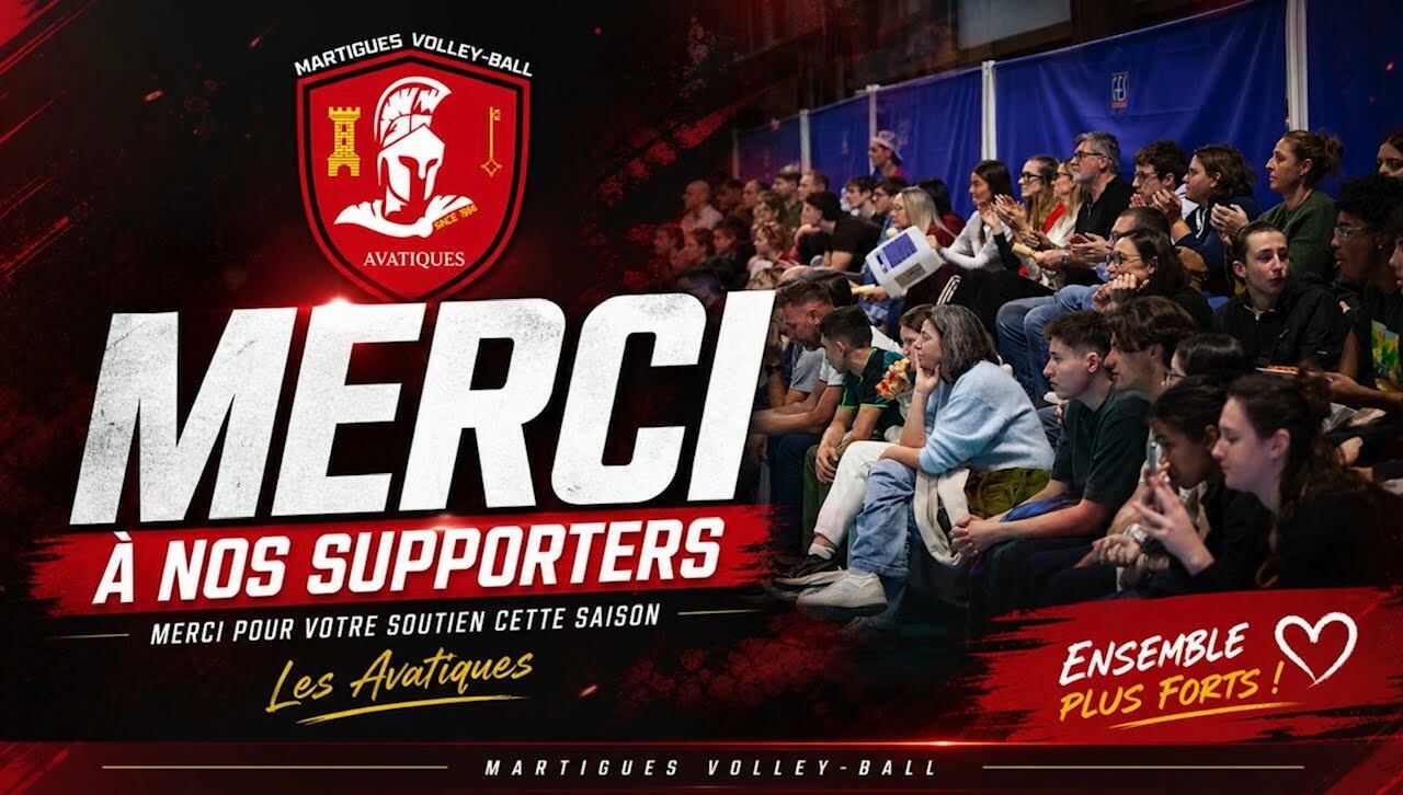 Un grand merci, vous avez toujours été derrière nous
