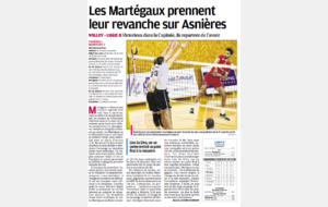 Après Asnières - Martigues . L'article de la Provence