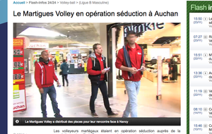 Les pros à la rencontre des Martégaux dans la galerie Auchan