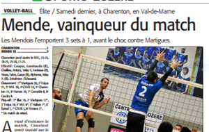Avant Mende-Martigues. un match capital pour les deux