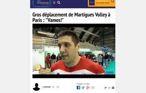 Paris / Martigues. La prépa’ d’avant match avec Maritima Medias 