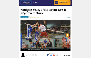 Martigues 3/2 Mende. L’analyse de Maritima Medias 