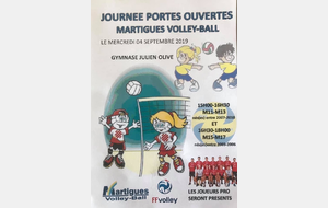 Martigues Volley chez les jeunes, ça bouge 