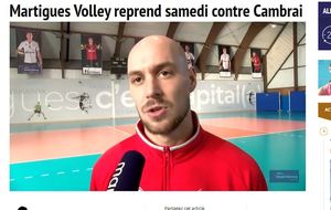 Martigues/Cambrai : on prépare le match avec Jérémy