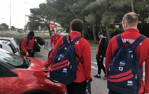 Sur la route vers Saint-Nazaire. 