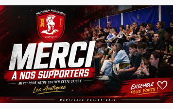 Un grand merci, vous avez toujours été derrière nous
