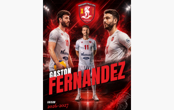 Gaston Fernandez poursuit l'aventure avec le Martigues Volley-Ball