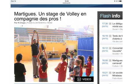 Nos jeunes, les Pros, un stage : Les vacances ! 
