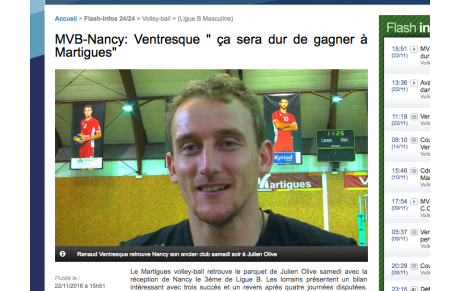 Martigues - Nancy:  Renaud jauge l'adversaire (Vidéo)