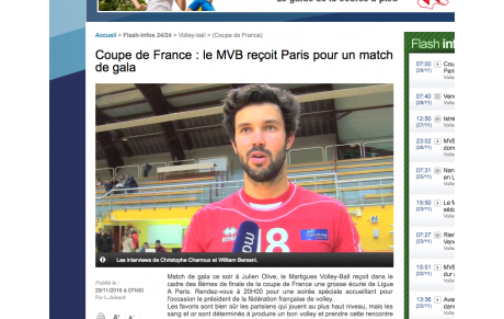CDF : Martigues-Paris ce soir. L'avant match avec le coach et Will Bersani 