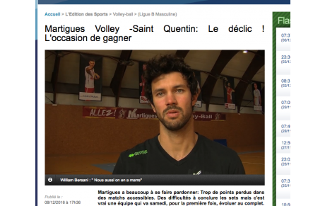 Avant Martigues - Saint Quentin: ''Nous aussi, on en a marre'' (Will Bersani)