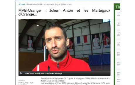Avant Orange samedi: Julien Anton au micro de Maritima 