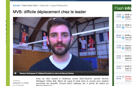 Avant Martigues Tourcoing. Renaud et Thiébault au micro de Maritima (vidéo) 