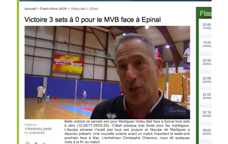 Après Martigues 3/0 Epinal. La réaction du coach en vidéo 
