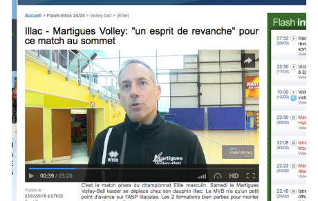 Avant Illac / Martigues. Le coach en vidéo sur Maritima.info 