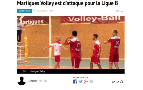  Martigues / AVB samedi. L'avant match vu par Maritima