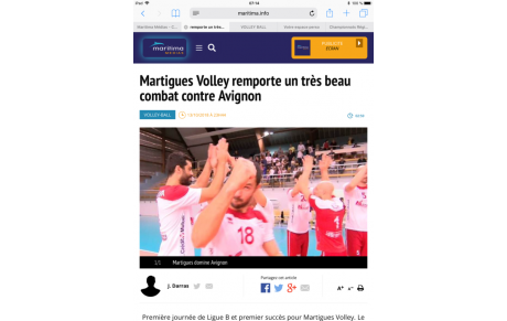 Martigues 3/2 Avignon . Les vidéos de Maritima