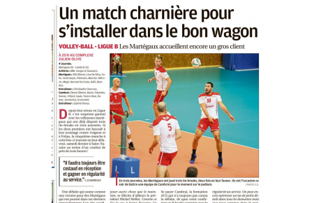 Martigues Cambrai: l'avant match avec La Provence 