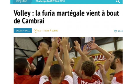 Martigues 3/1 Cambrai. Le reportage de Maritima Medias 
