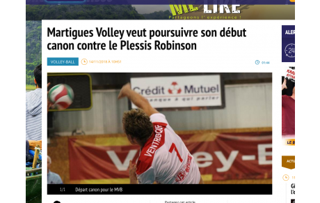 Martigues / Plessis: l'avant match vu par maritima Médias 