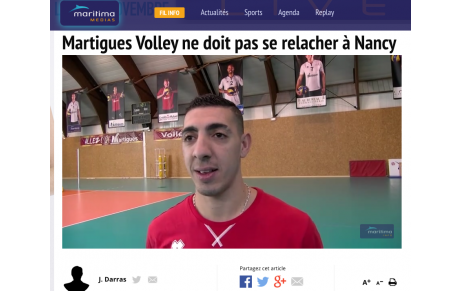 Nancy / Martigues : l'avant match de Maritima Médias 