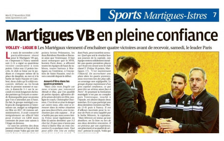 Martigues / Paris : l’avant match de La Provence 