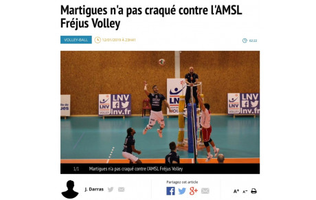 Martigues 3/1 Fréjus en vidéo avec Maritima Medias 