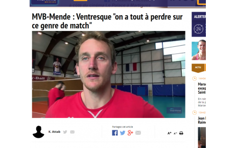 Martigues / Mende l'avant match de Maritima Médias 