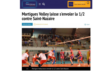 Saint-Nazaire trop fort ! On jouera pas la demi. 