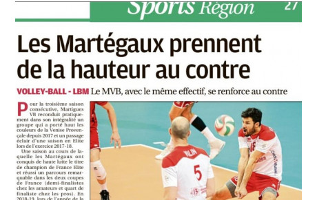 La Provence évoque l’effectif Pro 19/20 