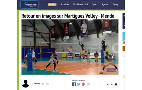 Martigues 3/0  Mende. Les meilleurs moments en vidéo 