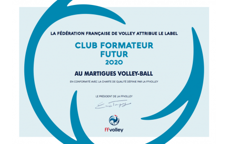 Martigues récompensé par la FFVolley