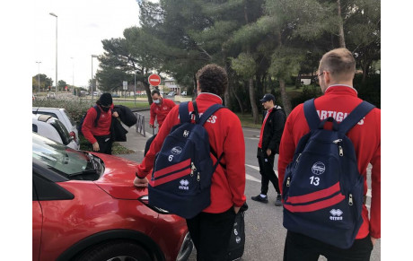 Sur la route vers Saint-Nazaire. 