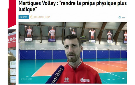 Antoine le ''MR Muscu'' du Martigues Volley est au micro de Maritima 