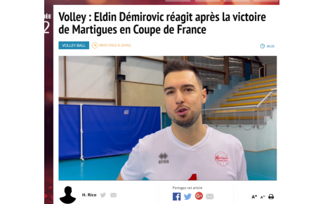 Coupe Pro : Eldin est sur Maritima pour commenter la victoire contre Avignon 