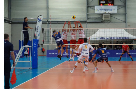 Ligue B: une victoire au courage en cinq sets à Saint-Jean d'Illac 