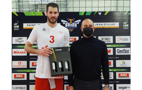 St-Jean d'Illac : Radisa Stevanovic élu MVP de la rencontre 