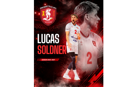 Lucas Soldner poursuivra l'aventure avec le Martigues Volley-Ball