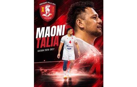 Maoni Talia poursuivra l'aventure avec le Martigues Volley-Ball