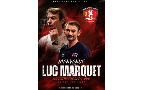 Luc Marquet nommé entraîneur du Martigues Volley-Ball