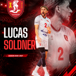 Lucas Soldner poursuivra l'aventure avec le Martigues Volley-Ball