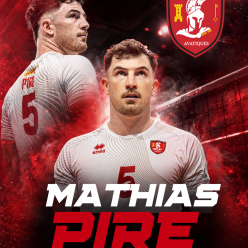 Mathias Pire poursuivra l'aventure avec le Martigues Volley-Ball
